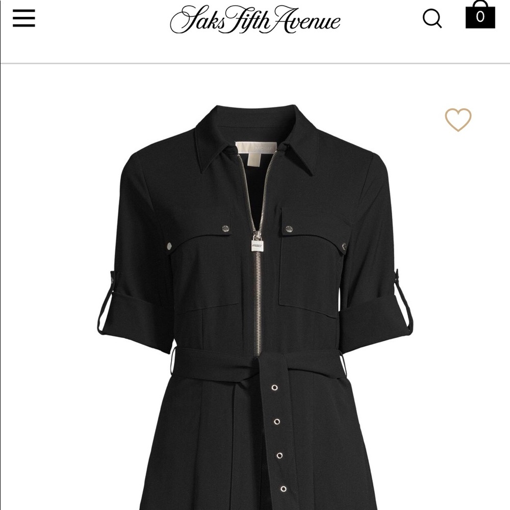 MICHAEL Michael Kors ZIP Front Shirt Dress